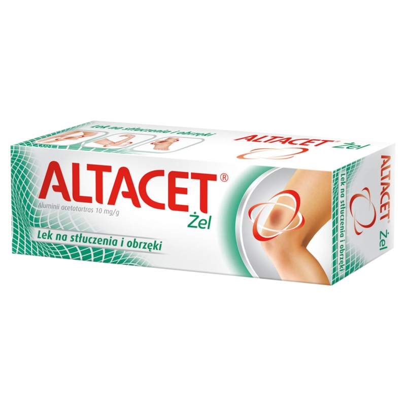 Altacet, żel na obrzęk po stłuczeniach tkanek i stawów, tuba 75 g