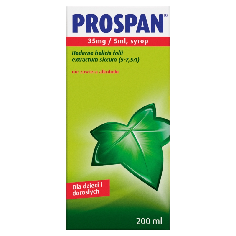 Prospan  syrop wykrztuśny na kaszel mokry, 200 ml