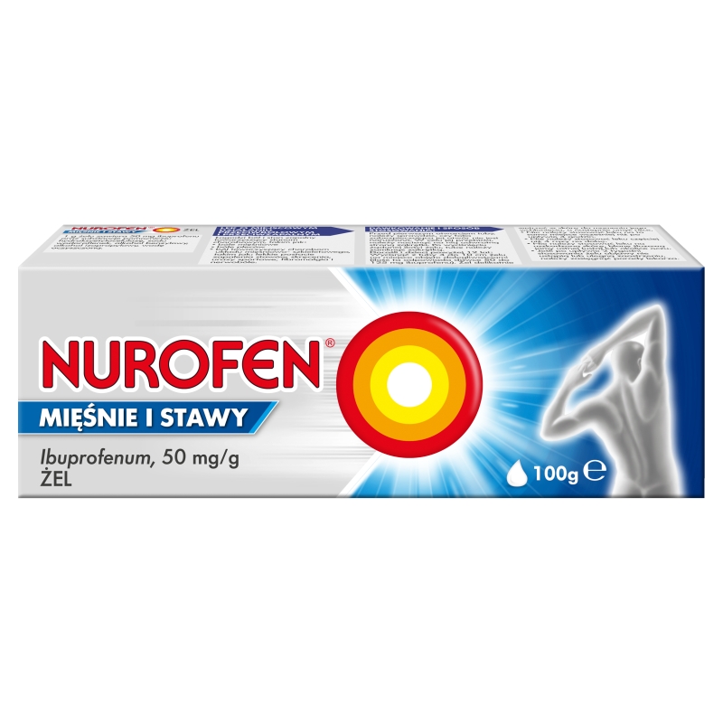 Nurofen Mięśnie i stawy żel przeciwbólowy na bóle mięśni i stawów, 100 g