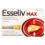 Esseliv Max kapsułki na ostre i przewlekłe choroby wątroby, 30 szt.