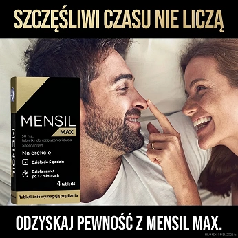 Mensil Max , tabletki na erekcję, 4 szt.