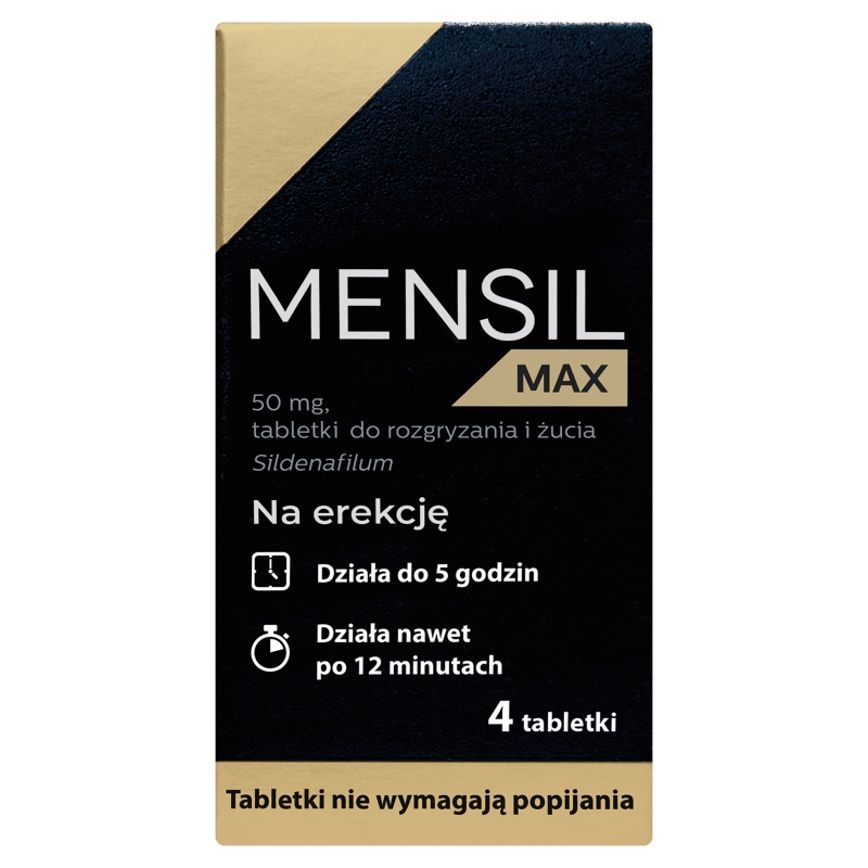 Mensil Max  tabletki na erekcję, 4 szt. 