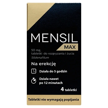 Mensil Max , tabletki na erekcję, 4 szt.
