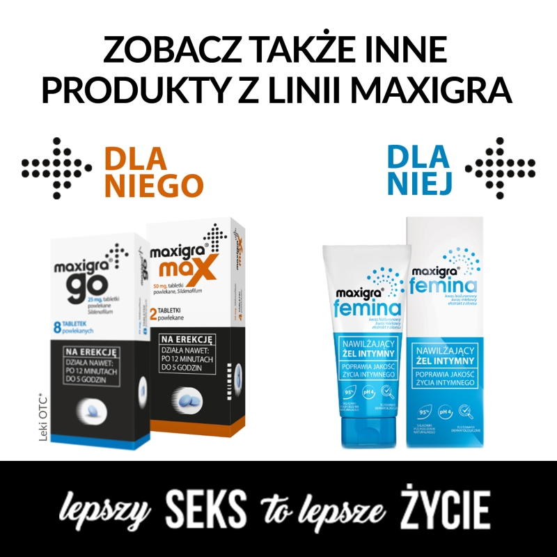 Maxigra Max, tabletki na erekcję, 4 szt.
