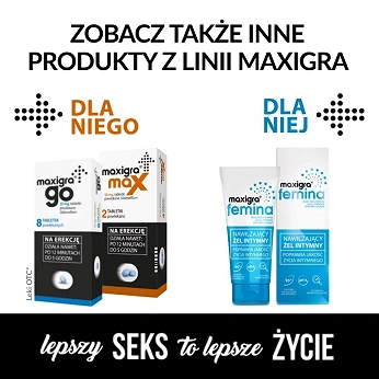 Maxigra Max, tabletki na erekcję, 4 szt.