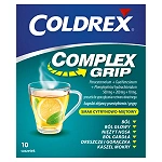 Coldrex Complex Grip proszek o smaku cytrynowo miętowym, 10 sasz.