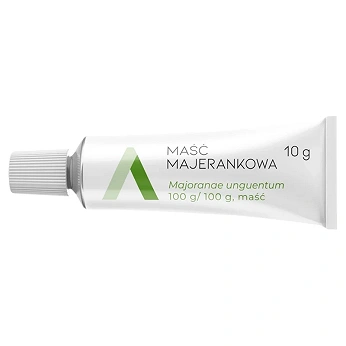 Maść majerankowa , o działaniu przeciwzapalnym, bakteriobójczym, antyseptycznym, 10 g