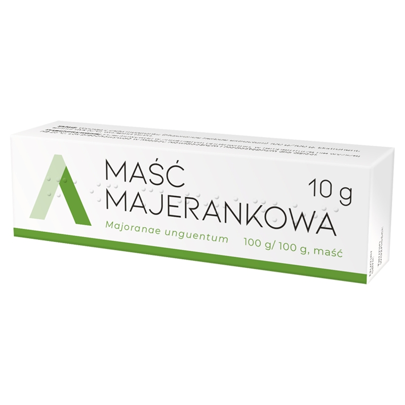 Maść majerankowa o działaniu przeciwzapalnym, bakteriobójczym, antyseptycznym, 10 g