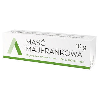 Maść majerankowa , o działaniu przeciwzapalnym, bakteriobójczym, antyseptycznym, 10 g
