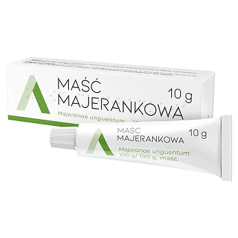 Maść majerankowa , o działaniu przeciwzapalnym, bakteriobójczym, antyseptycznym, 10 g