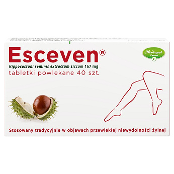 Esceven, tabletki na żylaki z kasztanowcem, 40 szt.