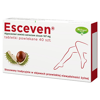 Esceven, tabletki na żylaki z kasztanowcem, 40 szt.