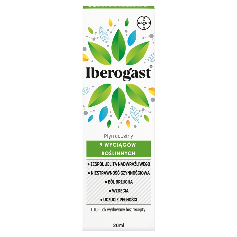 Iberogast płyn na niestrarwność, 20 ml KRÓTKA DATA 31.07.2026