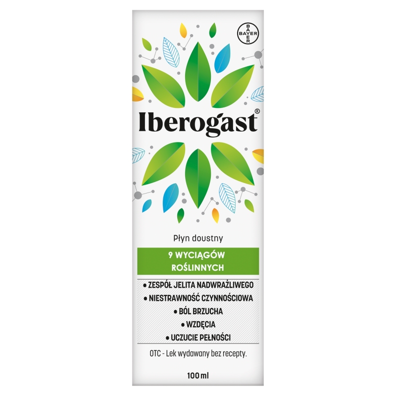 Iberogast  płyn doustny na zaburzenia żołądkowo-jelitowe, 100 ml 