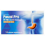 Panzol Pro tabletki na zgagę, 14 szt. 