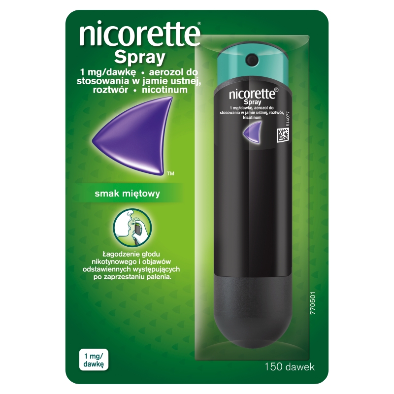 Nicorette Spray aerozol gaszący głód nikotynowy, butelka 13,2 ml
