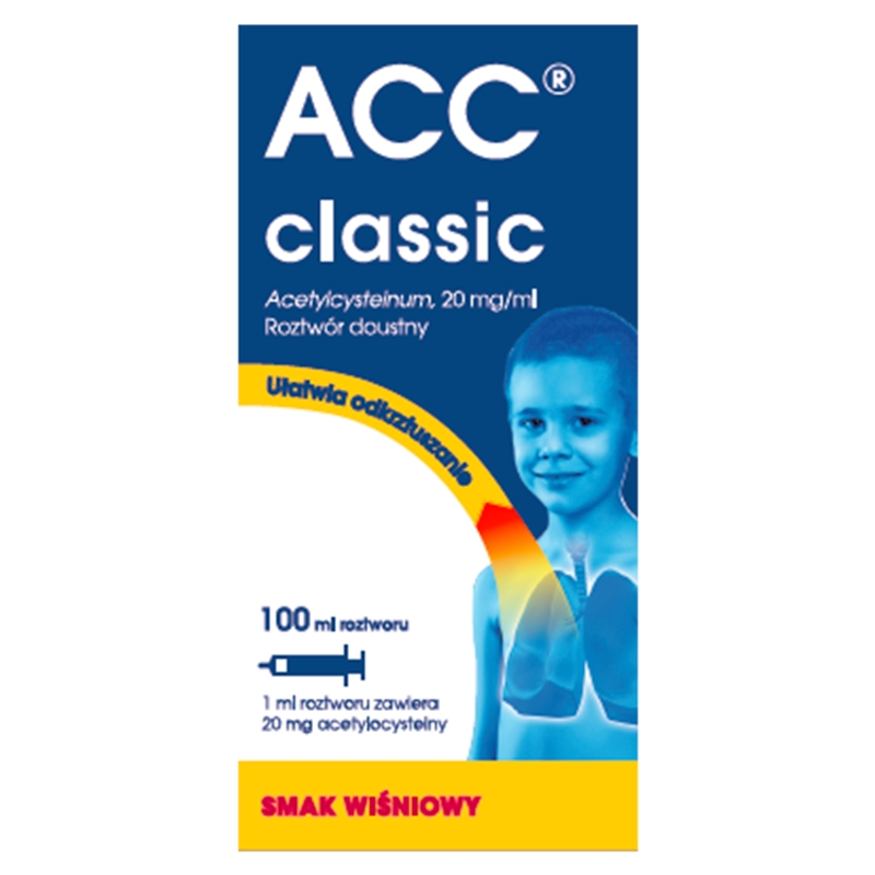 ACC classic roztwór na kaszel mokry, butelka 100 ml