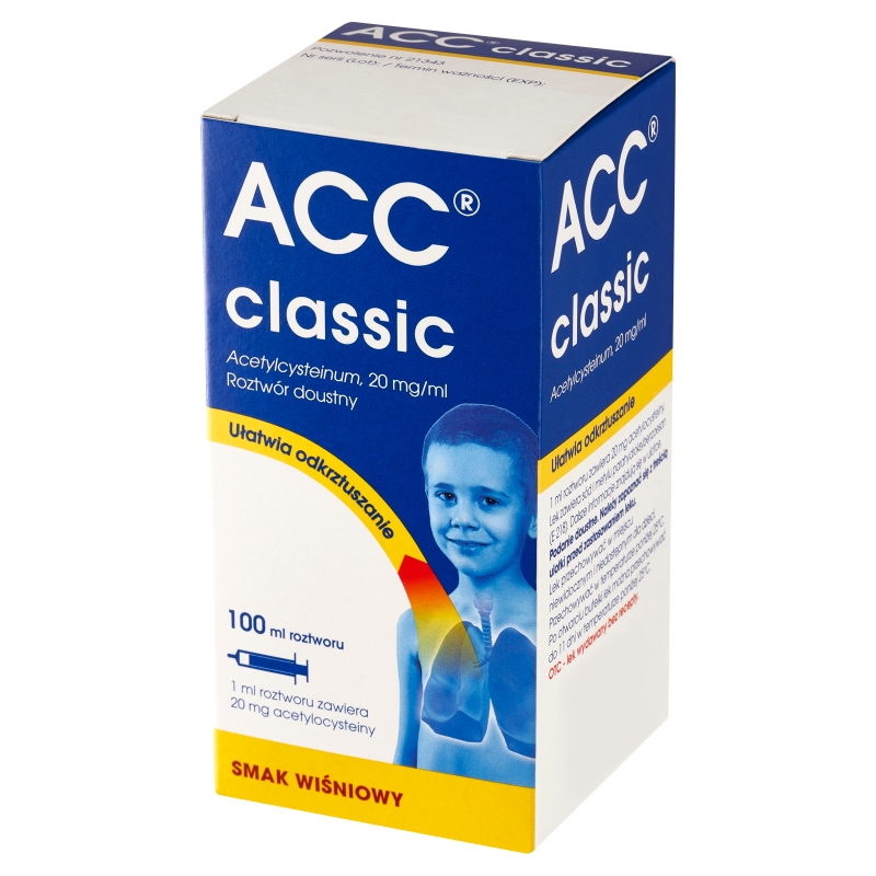 ACC classic, roztwór na kaszel mokry, butelka 100 ml