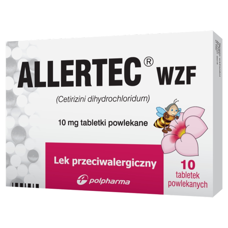 Allertec WZF  tabletki na alergię, 10 szt.