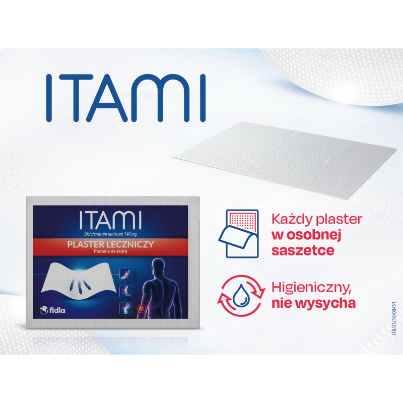 Itami, plaster leczniczy, 10 szt.