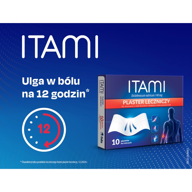 Itami, plaster leczniczy, 10 szt.