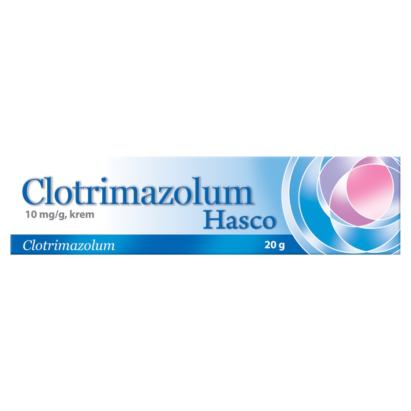 Clotrimazolum Hasco krem na grzybiczne zapalenie skóry, tuba 20 g