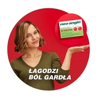 Neo-Angin, tabletki do stosowania w stanach zapalnych jamy ustnej oraz bólu gardła, 36 szt.