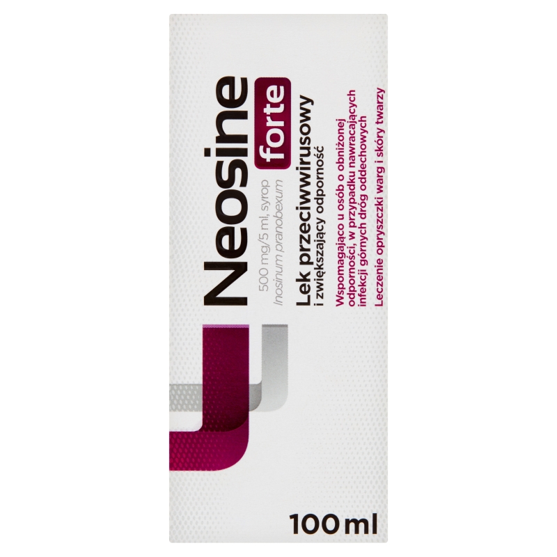 Neosine forte syrop przeciwwirusowy, zwiększający odporność, butelka 100 ml