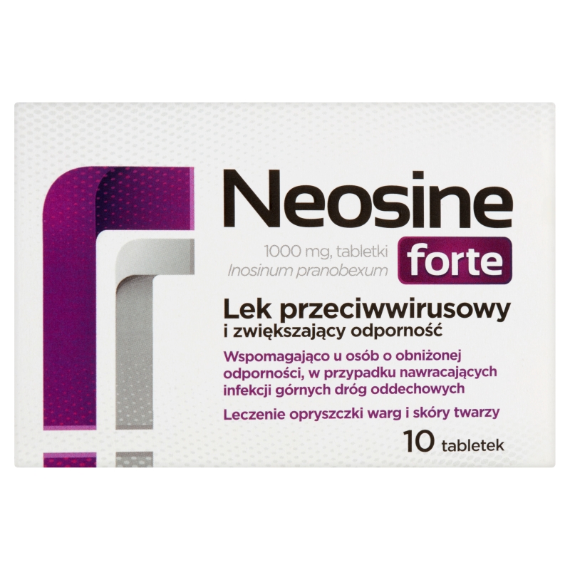 Neosine Forte tabletki przeciwwirusowe, zwiększające odporność, 10 szt.