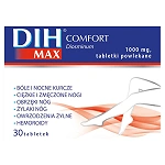 Dih Max Comfort tabletki eliminujące żylaki i skurcze nóg, 30 szt.