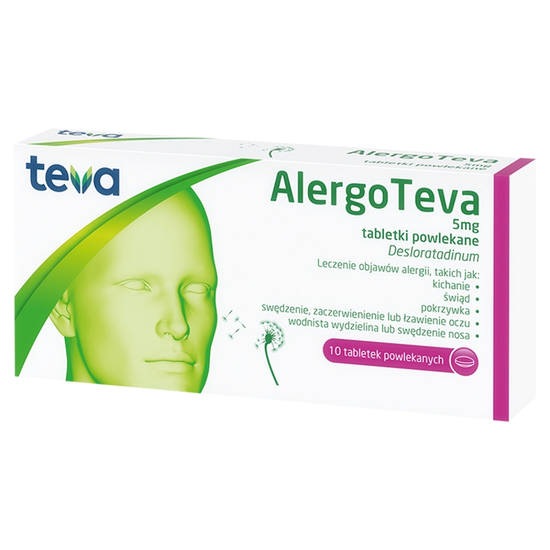 AlergoTeva (Flynise) , tabletki na objawy alergii, 10 szt.