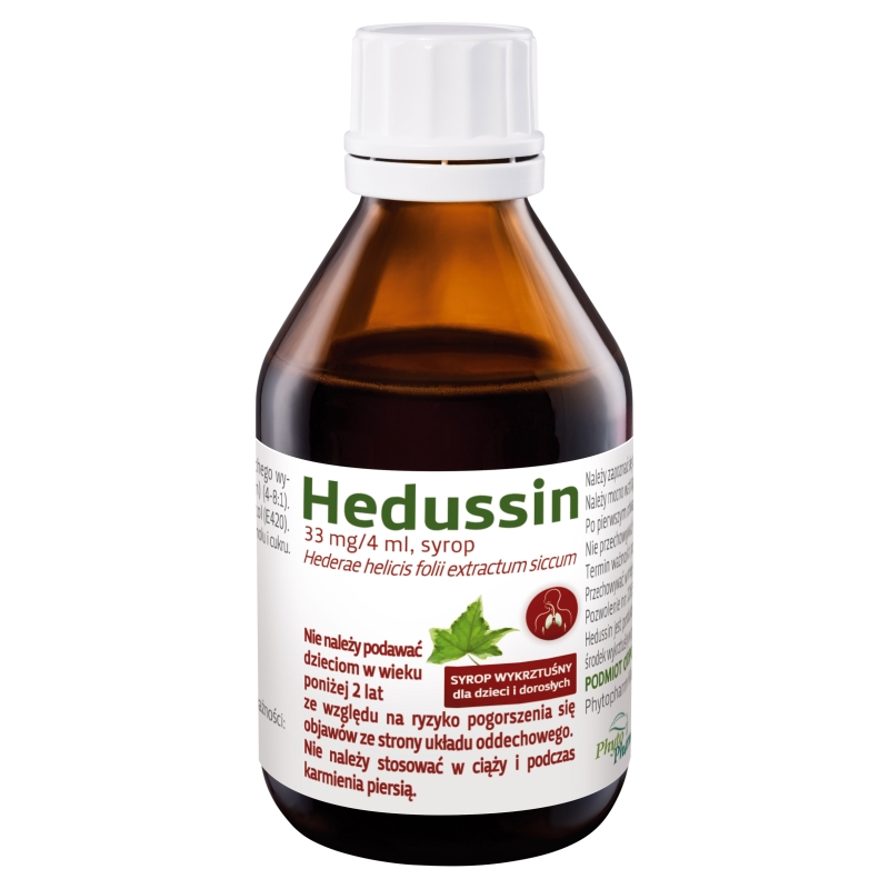 Hedussin, syrop na kaszel mokry dla dzieci i dorosłych, 100 ml
