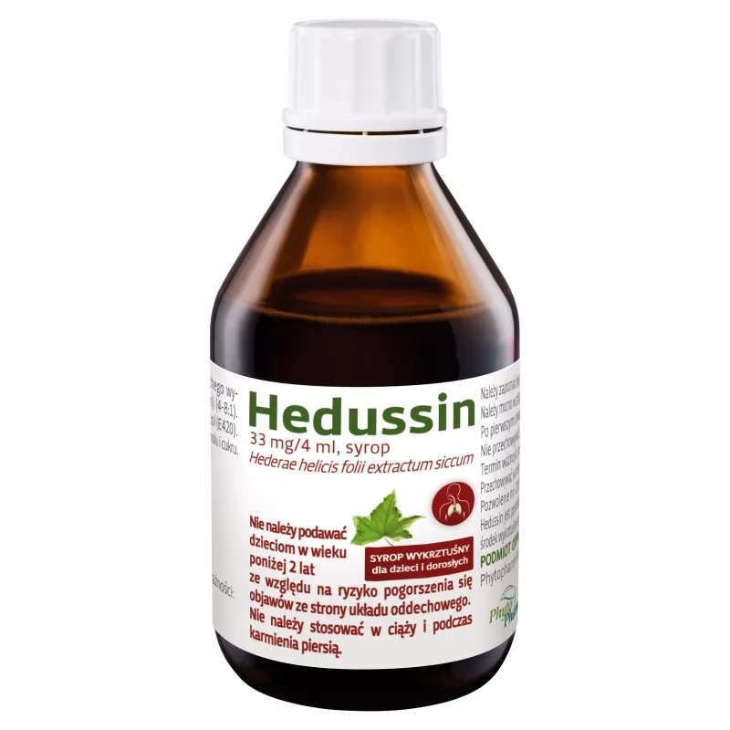 Hedussin, syrop na kaszel mokry dla dzieci i dorosłych, 100 ml