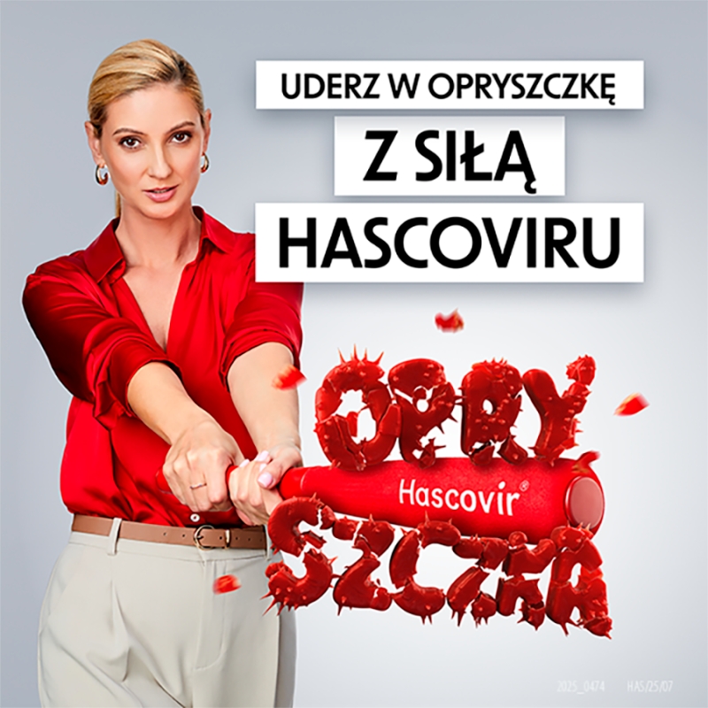 Hascovir Control MAX, tabletki stosowane w celu leczenia opryszczki pospolitej, 30 szt.