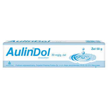 AulinDol, żel na ból przy skręceniu stawów i przy urazowym zapaleniu ścięgien, 50 g