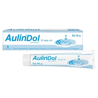 AulinDol, żel na ból przy skręceniu stawów i przy urazowym zapaleniu ścięgien, 50 g