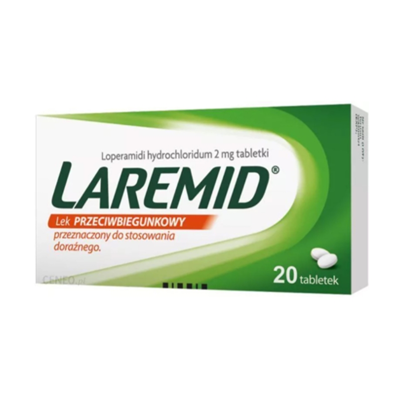 Laremid, tabletki na biegunkę, 20 szt.