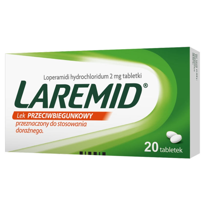 Laremid, tabletki na biegunkę, 20 szt.