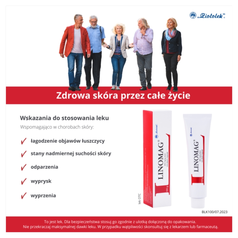Linomag Krem , na wypryski i oparzenia, 100 g