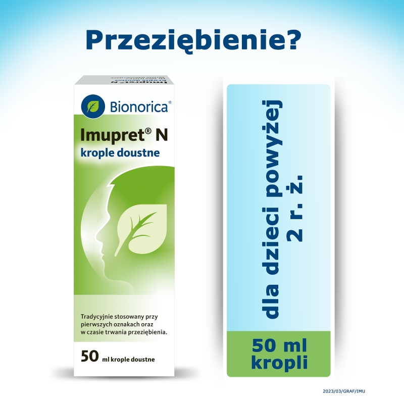 Imupret N, krople doustne na przeziębienie, 50 ml