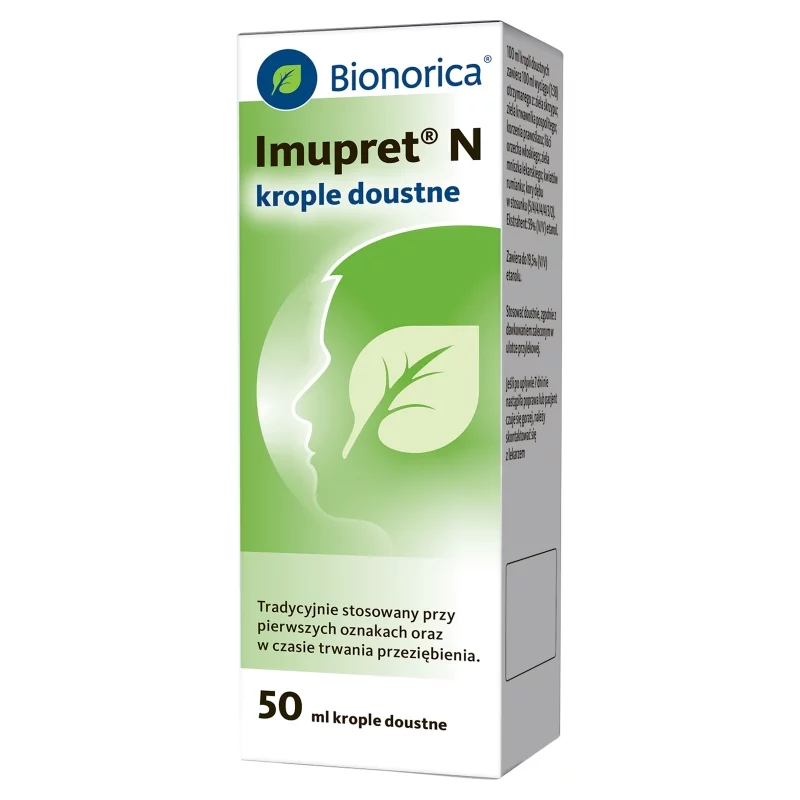 Imupret N krople doustne na przeziębienie, 50 ml