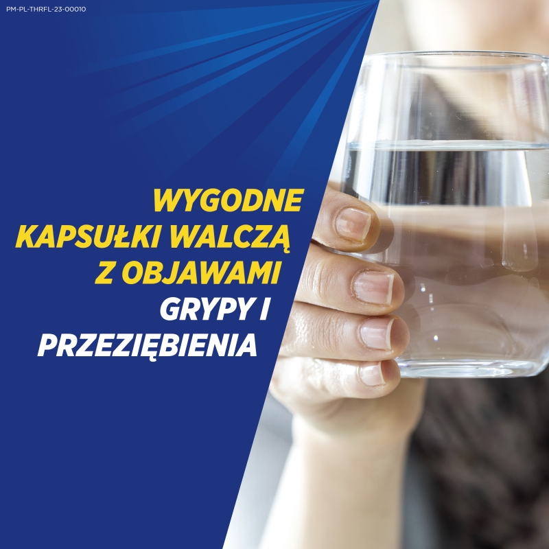 Theraflu Total Grip, kapsułki na objawy przeziębienia, grypy oraz dreszcze, 16 szt.