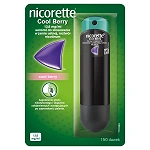 Nicorette Cool Berry aerozol gaszący głód nikotynowy, 150 dawek