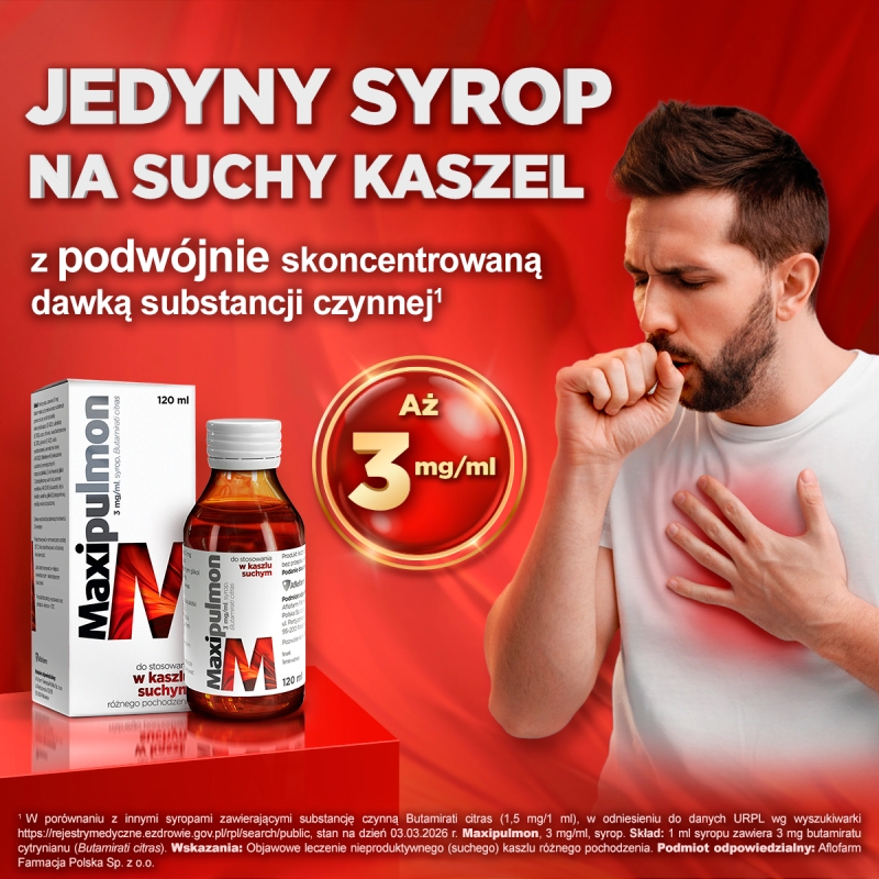 Maxipulmon, syrop, butelka 120 ml