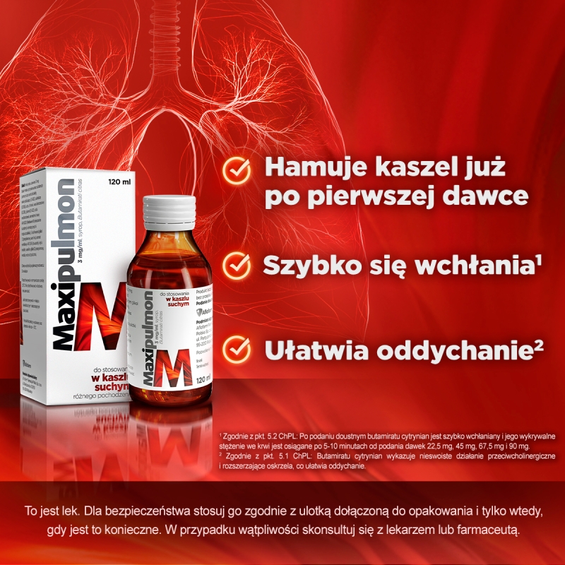 Maxipulmon, syrop, butelka 120 ml