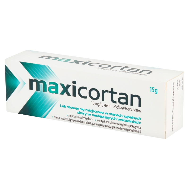 Maxicortan, krem do stosowania miejscowego w stanach zapalnych skóry, tuba 15 g