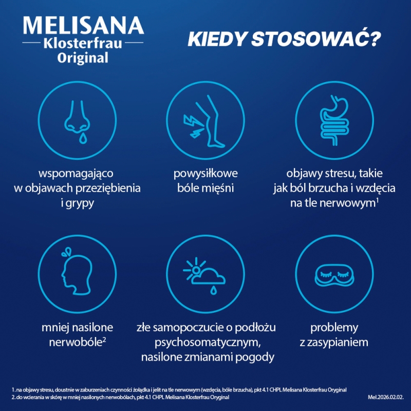 Melisana Klosterfrau Original, płyn, 155 ml