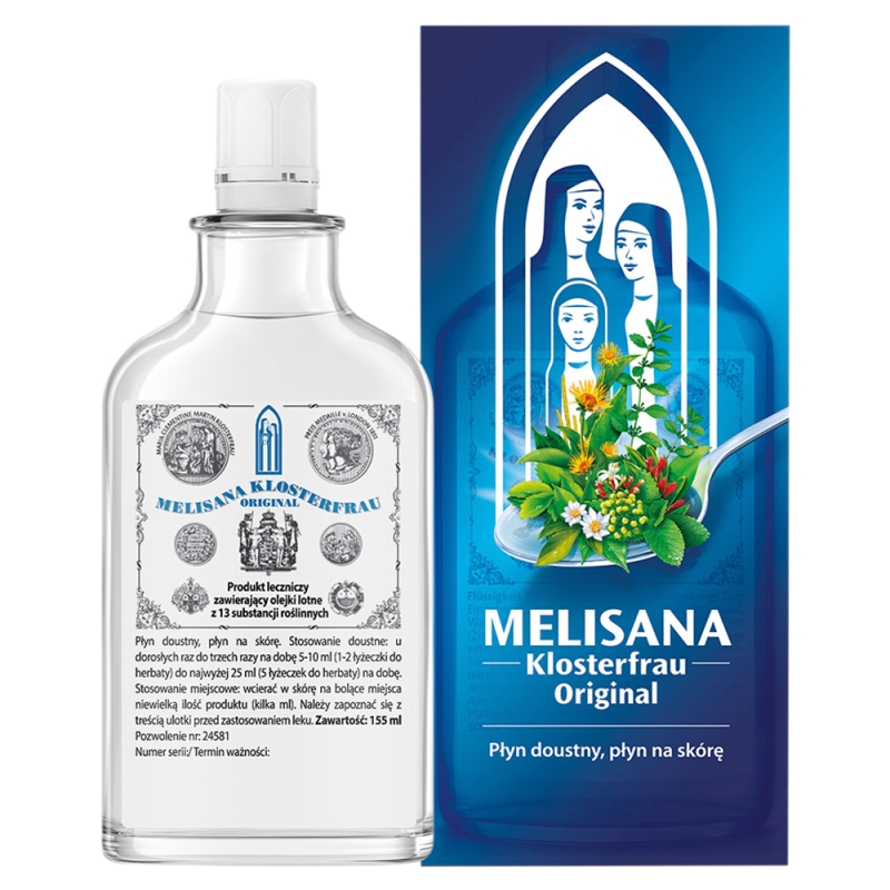 Melisana Klosterfrau Original, płyn, 155 ml