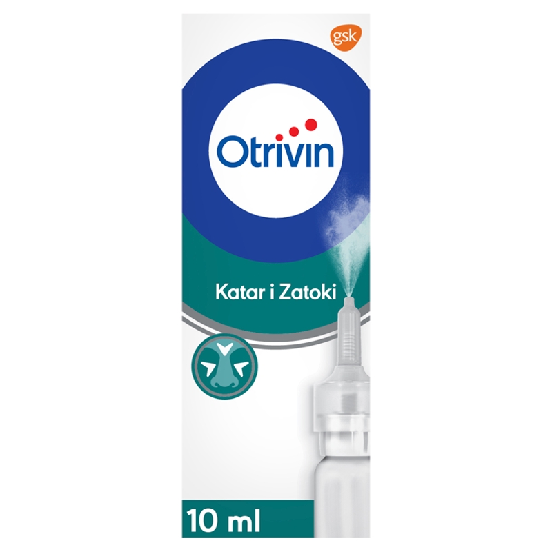 Otrivin Katar i Zatoki, aerozol udrażniający nos, butelka 10 ml