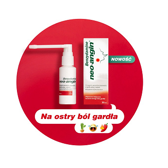 Benzydamine Neo-Angin, Aerozol do gardła 30 ml